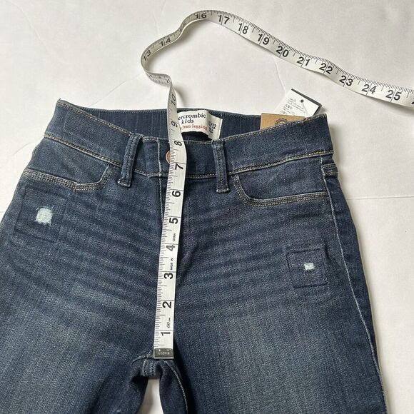 Abercrombie & Fitch Girl Pull On Jean Leggings Size 11/12 - Picture 6 of 7